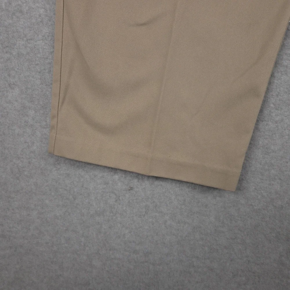 Dockers D3 Mens 38x29 Beige Khaki Flat Front Casual Chino Pants School
